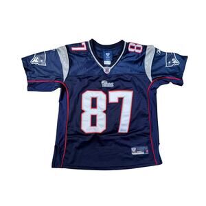 Reebok Womens Rob Gronkowski #87 New England Patriots Jersey NFL Size S